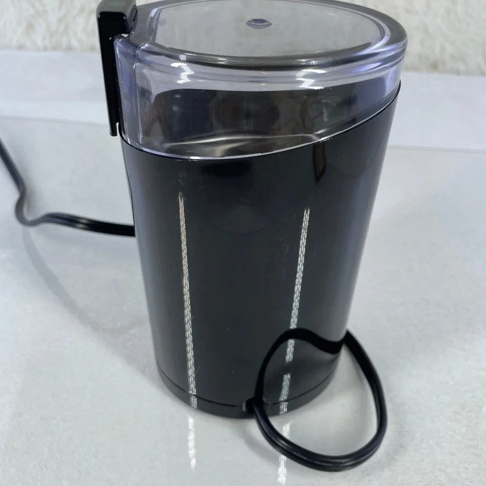 Working Krups Electric Coffee Spice Grinder Black F203 Stainless Steel Blades